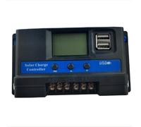 Contrôleur solaire 12 V/24 V, écran LCD automatique, protection contre les surcharges et les courts-circuits, pour réverbère de camping-car, système d'alimentation domestique (20 A)