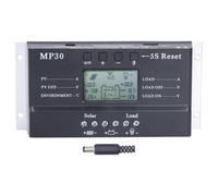 Contrôleur Solaire À Affichage De Niveau Zéro PWM 30A 12V/24V | Moniteur de stabilité du chargeur intelligent