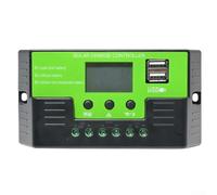 Contrôleur solaire à écran LCD 12 V 24 V 10 A 20 A 30 A Contrôle de la lumière et ensemble complet de protection électrique (30 A)