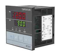 Contrôleur Température PID 1300°C Capteur K/PT100 Sortie Relais/SSR pour Four Industriel et Laboratoire