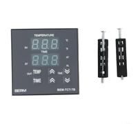 Contrôleur Température pour temps PID 72x72mm pour relais 30A | PID pour précis, pour relais 30A, buzzer intégré, pour alarme 12 modes, plage 0- pour 999℃, panneau 72x72mm
