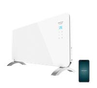 Cecotec Ready Warm 6750 Crystal Connection. Radiateur convecteur design WIFI, puissant et silencieux 2000W. Ecran LED, controle via Smartphone, 2 modes, anti-surchauffe.