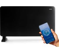 Convecteur de chauffage 2000W Domo DO7355CH, Wifi et télécommande, Fonction éco, Silencieux, Écran LED, Noir