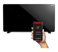 DOMO Convecteur à air chaud en verre DO7356CH – Wi‑Fi – 2000 W – Noir