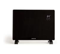 WARM CRYSTAL 1500W - Convecteur Électrique En Verre Wifi Noir. Basse Consommation