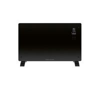 ProfiCare Convecteur en verre PC-GKH 3119 – 1000/2000 W, façade vitrée, noir, silencieux 0 dB