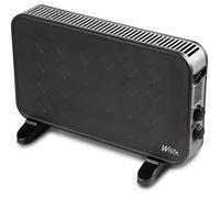 Convecteur mobile avec soufflerie - 2000 W - WARMTECH - WTTC2000TV-BL25 - Horizontal - Noir