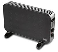 Convecteur mobile horizontal WARMTECH WTTC2000TV-BL25 2000W noir avec soufflerie