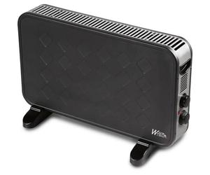 Convecteur mobile horizontal WARMTECH WTTC2000TV-BL25 2000W noir avec soufflerie