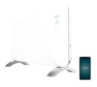 Convecteur verre Wi-Fi blanc 1500 W