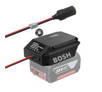 Convertisseur abaisseur 18 V à 12 V pour Batterie Bosch GBA 18 V, Adaptateur d'alimentation pour Batterie à Tension Continue Sortie 5 V-13 V Max. 10 A Prise Allume-Cigare