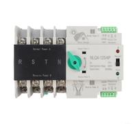 Convertisseur automatique double puissance 400 V 4P, onduleur réseau PV pour systèmes solaires, 25 A/32 A/63 A, montage sur rail DIN, temps de commutation de 30 ms, gris (25 A)