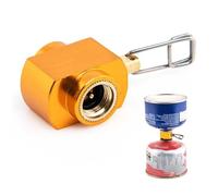 Convertisseur connecteur pour cartouche de gaz - HWDIY - Réglable valve adaptateur A - Pour camping recharge