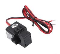 Convertisseur de courant à noyau en ferrite divisé 50 A-200 A Noir