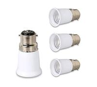 Convertisseur de douille de lumière B22 à E27 Ampoule à vis de la douille Adaptateur Lampe Porte lampe 4PCS Bases de lampe