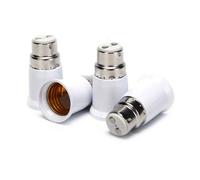 Convertisseur de douille de lumière B22 à E27 Ampoule à vis de la douille Adaptateur Lampe Porte lampe 4PCS Bases de lampe