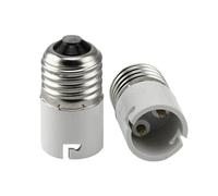Convertisseur De Douille E27 À B22, Adaptateur De Douille D'ampoule À Vis À Baïonnette, Support D'ampoule Pour LED/CFL Et Ampoules À Incandescence [Classe Énergétique A]