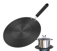 Convertisseur de poêle à induction - Plaque adaptateur de cuisson de précision avec poignée pour casseroles non induction, disque de protection du diffuseur de chaleur pour cuire également, casseroles