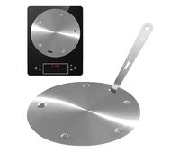 Convertisseur de Table de Cuisson Induction - Disque Adaptateur Acier Inoxydable pour Casseroles, Diffuseur de Chaleur pour Cuisines Compactes, Dortoirs, Appartements, Cuisine Maison