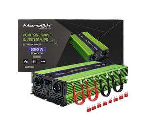 Convertisseur de tension Qoltec Monolith | Charge de batterie | Onduleur | 3000