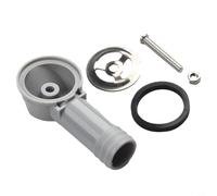 Convertisseur de trou de trop-plein rond pour évier de cuisine, joint de conversion ABS, pièce de rechange, pour robinet de vidage de lavabo, robinet, accessoires de plomberie