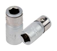 Convertisseur d'embouts à tige hexagonale, adaptateur de support de tournevis carré 1/4 pour liquet, tournevis, douille de maintien