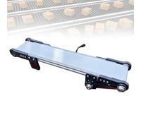 Convoyeur De Bureau À Bande Transporteuse, Mini-Rail De Chargement Réglable À 116 TR/Min avec Variateur De Vitesse, pour Lexpérimentation sur Le Frottement Lors De La Production De Matériaux À