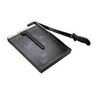 COOCHEER Coupe-papier professionnel - Coupe-papier photo - Pour l'école et le bureau - Noir - A4