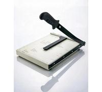 COOCHEER Massicot A4 47cm 12 Feuilles - Métal Blanc | Coupe guillotine de précision pour photos et loisirs Bureau Imprimerie École Studio. Base solide
