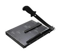 COOCHEER Massicot A4, Coupe Papier, Capacité de Coupe 12 Feuilles de Papier pour Bureau, École, Loisirs Créatifs en Papier, Noir
