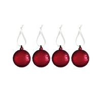 Cooee Design Boule de Noël Gry Marble Ø5 cm Rouge profond