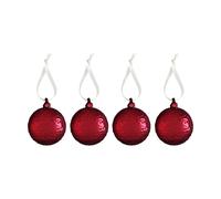 Cooee Design Boule de Noël Gry Marble Ø8 cm Rouge profond