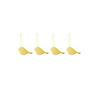 Cooee Design Cooee Décoration de Noël Laiton Lot de 4 Winter bird