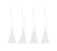 Cooee Design Cooee suspensions de Noël en acier inoxydable. lot de 4 Arbre