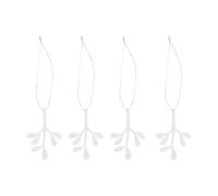 Cooee Design Cooee suspensions de Noël en acier inoxydable. lot de 4 Gui