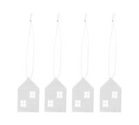 Cooee Design Décoration de Noël Town House 6 cm Acier inoxydable