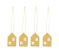 Cooee Design Décoration de Noël Town House 6 cm Laiton