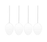 Cooee Design Décoration de Pâques Easter Deco œuf Lot de 4 White