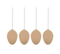 Cooee Design Décoration de Pâques Easter Deco œuf Lot de 4 White