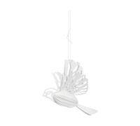 Cooee Design Décoration suspendue en forme d'oiseau en papier lot de 2 Naturel