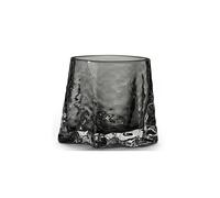 Cooee Design Gry Tealight Bougie Chauffe-Plat en Verre fumé cendré