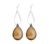 Cooee Design Gry œuf de Pâques à suspendre lot de 2 Cognac