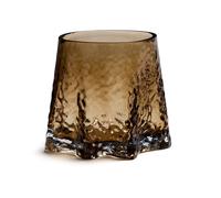 Cooee Design Lanterne en verre Ø17 cm Cognac