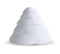 Cooee Design Sapin de Noël en céramique, Blanc, Neige, 20 cm, décoration de Noël