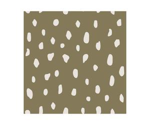 Cooee Design Serviettes Dots 33x33 cm Lot de 20 Olive