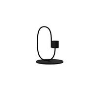 Cooee Design Swoop Bougeoir en Acier Inoxydable Noir 10 cm