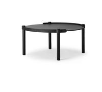 Cooee Design Table Woody Ø80 cm Chêne teinté noir