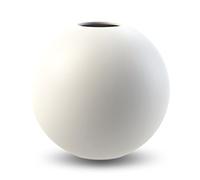 Cooee Design Vase Boule en céramique, Coloris Blanc, 20 cm