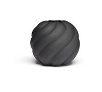 Cooee Design Vase boule Twist 12 cm Noir