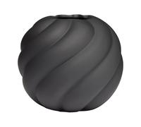 Cooee Design Vase Twist ball 20 cm Black